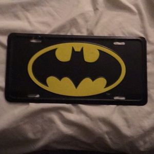 Batman plate